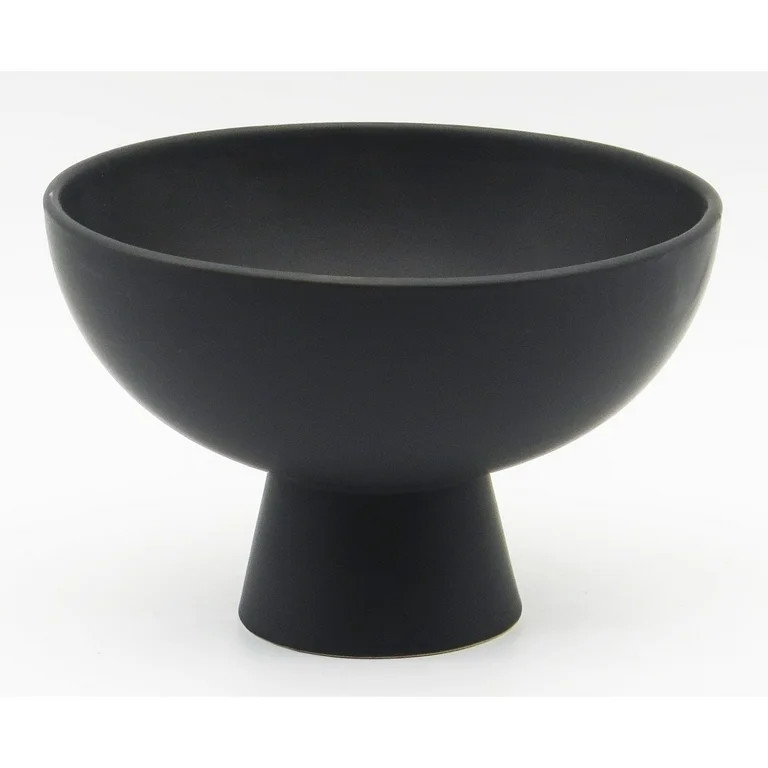 Unbranded Black With Pedestal Base Bowl | Walmart (US)