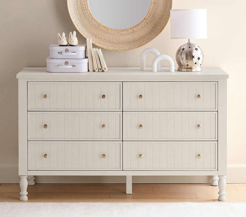 Catalina Beadboard 6-Drawer Dresser (56w x 19d") | Pottery Barn Kids