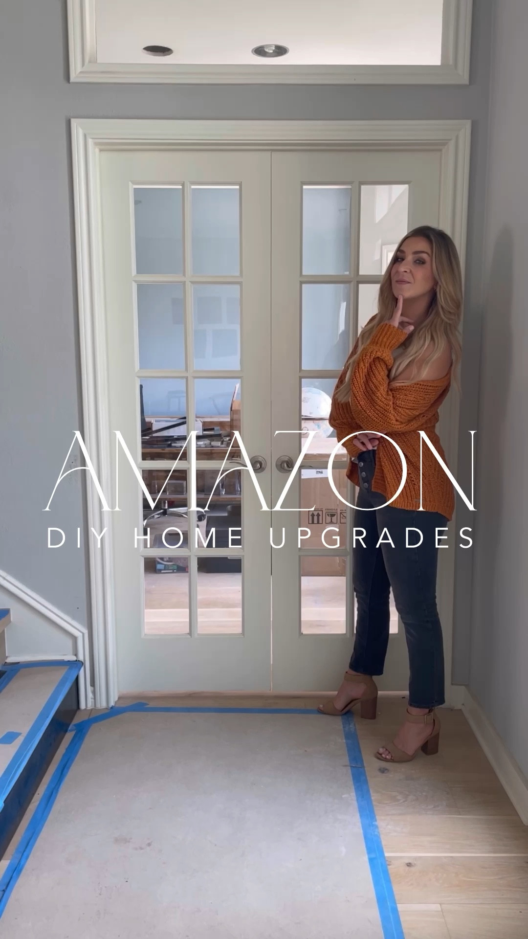 Amazon DIY home upgrades I used in this French Door project! TIP: I brushed this product in very thick! And these vintage inspired doorknobs are stunning and amazing quality! I have the Antique Brass.

#LTKhome #LTKVideo #LTKstyletip