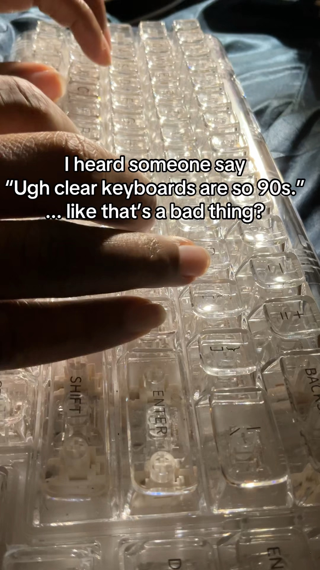 This is my favorite mechanical keyboard. It’s the Yunzii x71 and the keys are so creamy. Fun fact, I wrote the song you’re hearing!

#LTKU #LTKWorkwear #LTKdayinmylife