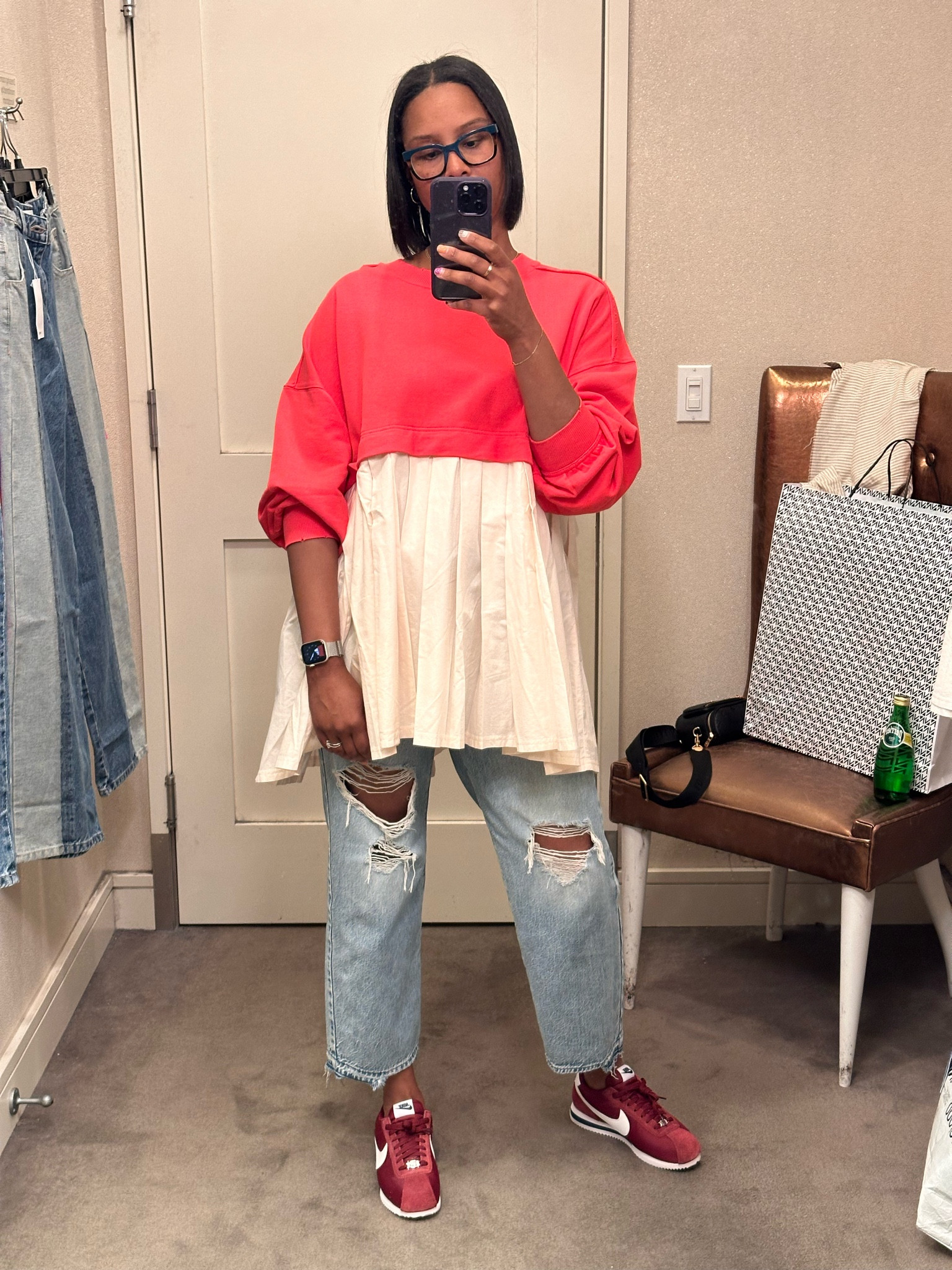 Multifunctional dress for the season. Can be worn over jeans or by itself.

#LTKFindsUnder100