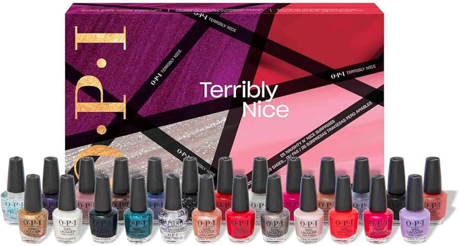 OPI Nail Lacquer, 25pc Mini Advent Calendar Gift Set, Up to 7 Days of Wear, Chip Resistant & Fast... | Amazon (US)