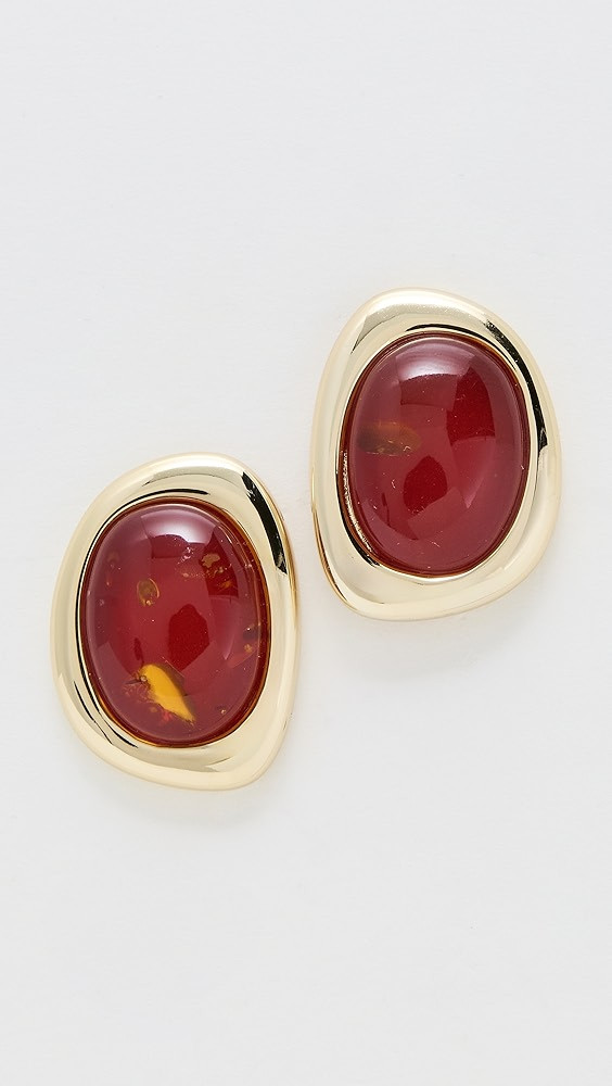 Amber Honey Resin Studs | Shopbop