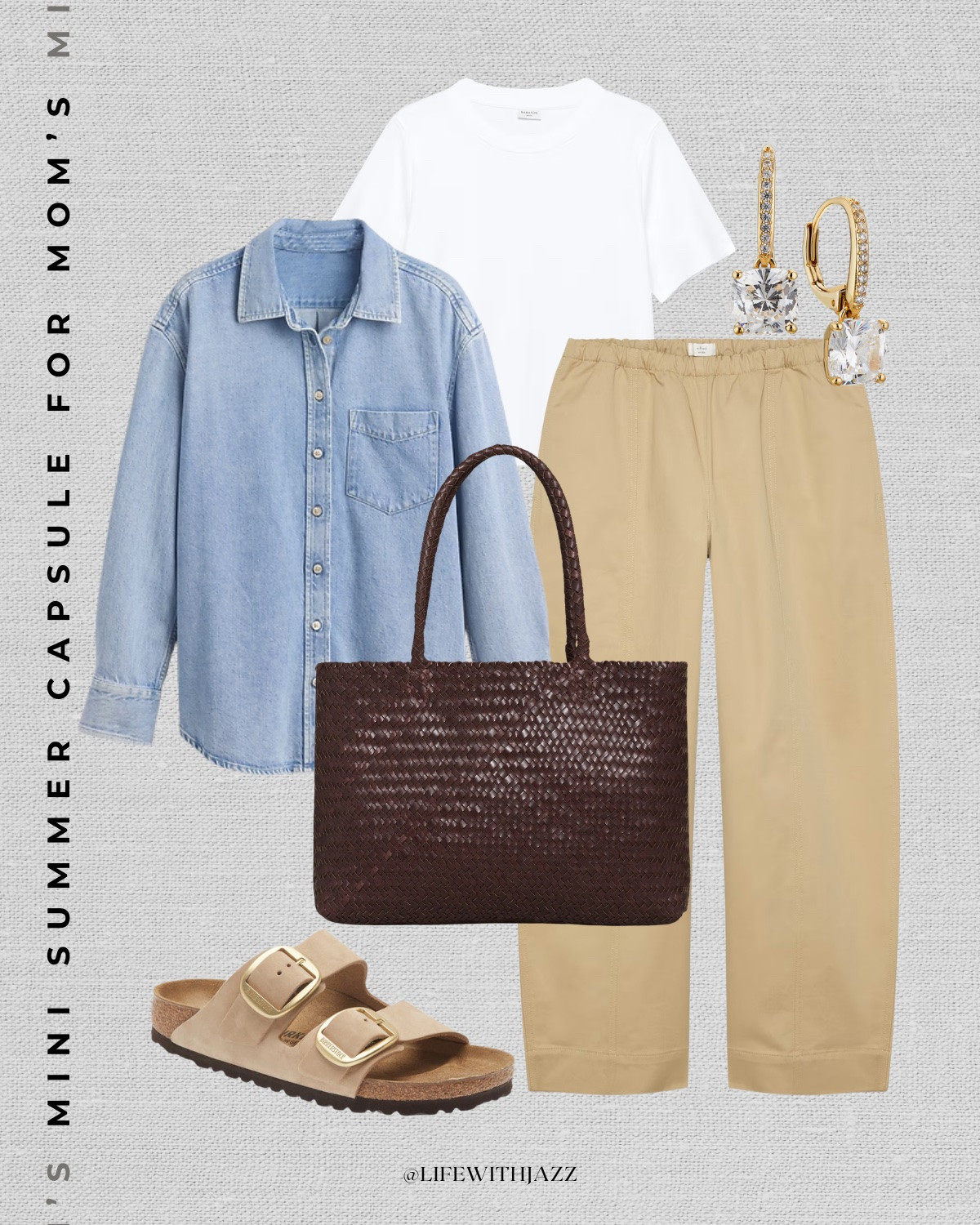summer outfits for mom's styling khaki barrel pants 

mini summer capsule / minimal style / casual style / aritzia linen lodge pants / barrel pants / flip flops / birkenstocks / cashmere sweater / denim shirt / polo ralph lauren sweatshirt

#LTKootd #LTKmomlife