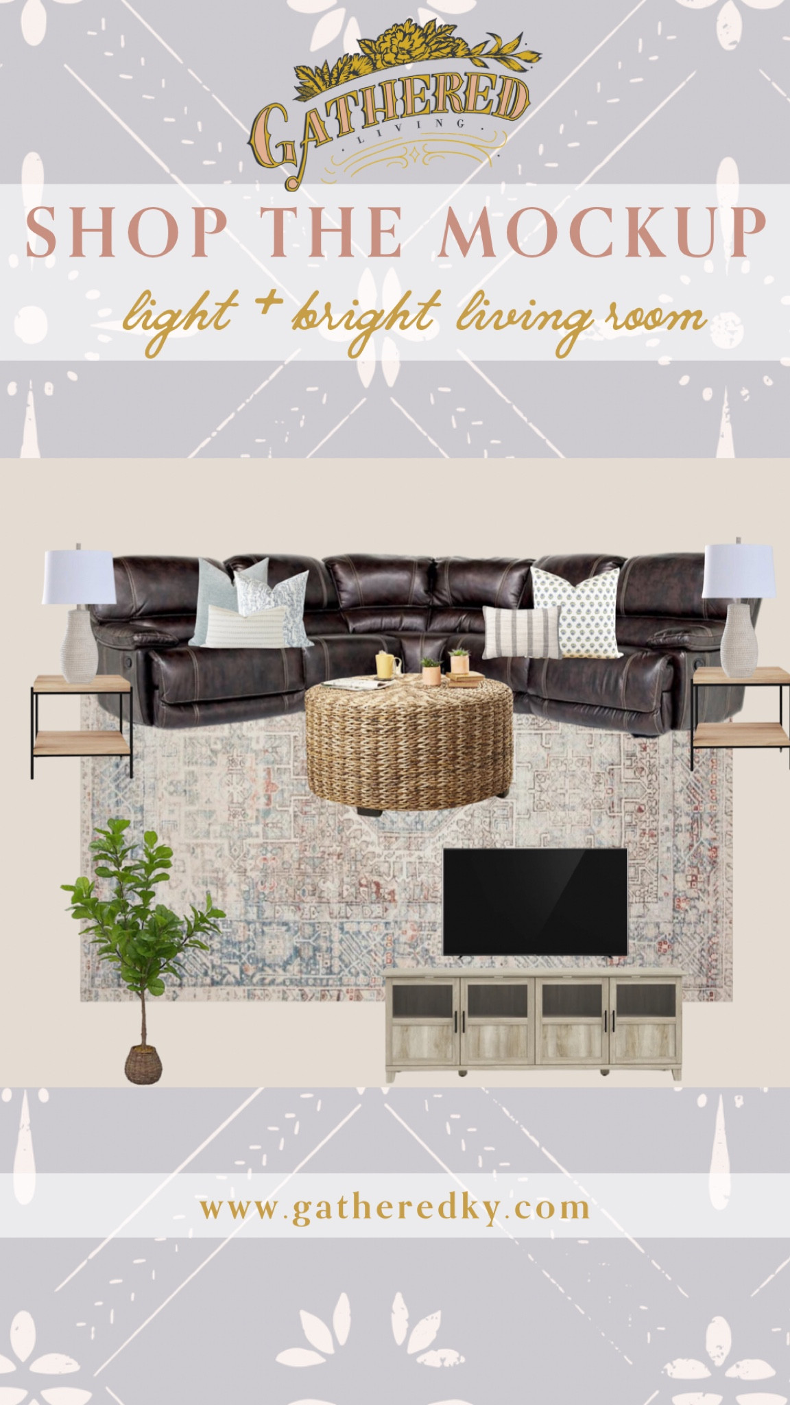 SHOP THE MOCKUP: Light & Bright Living Room

#LTKhome