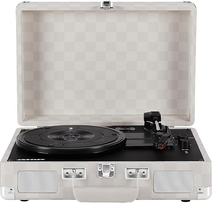 Crosley CR8005F-AC Cruiser Plus Vintage 3-Speed Bluetooth in/Out Suitcase Vinyl Record Player Tur... | Amazon (US)