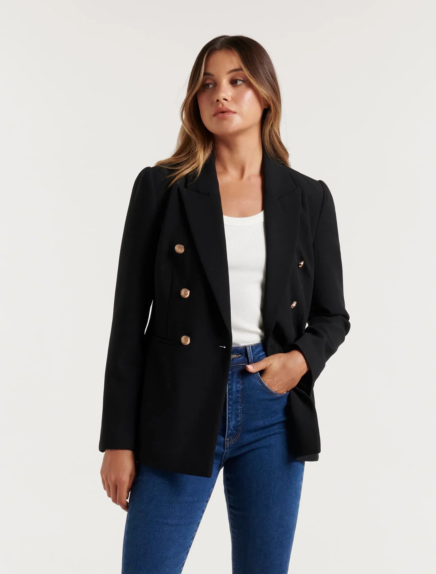 Milly Button Blazer | Forever New (UK & IE)