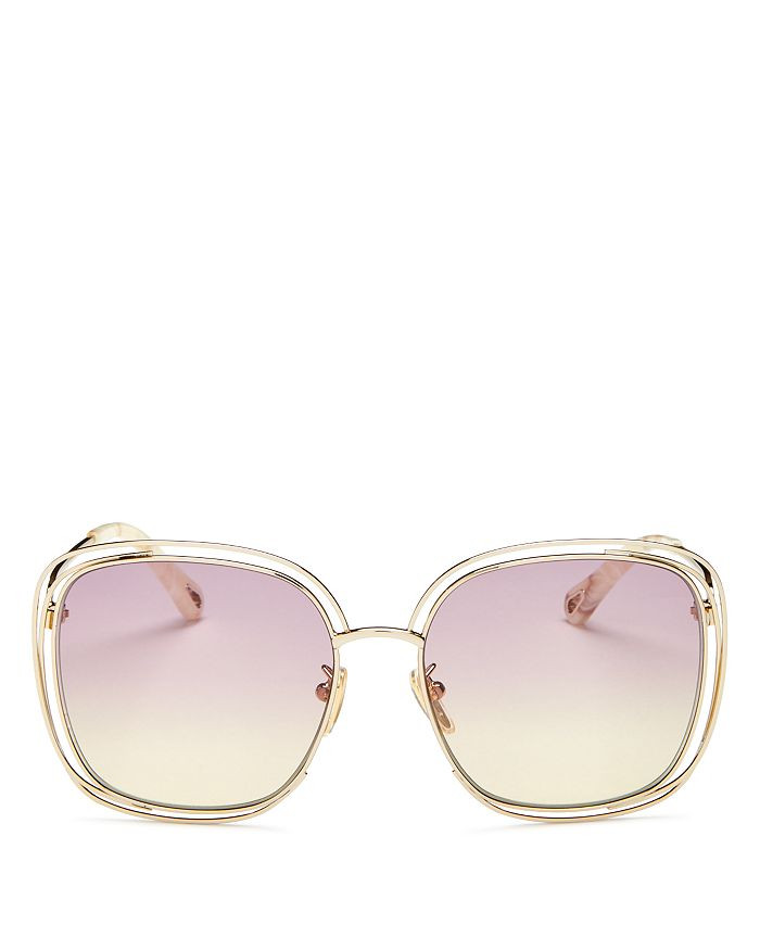 Chlo&eacute; Women's Square Sunglasses, 58mm Jewelry & Accessories - Bloomingdale's | Bloomingdale's (US)