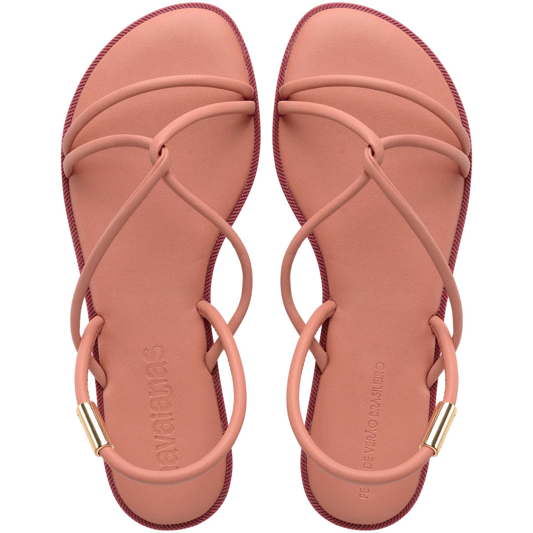 Havaianas Women's Una Manga Sandal | Pink Clay | Size 10 | Havaianas