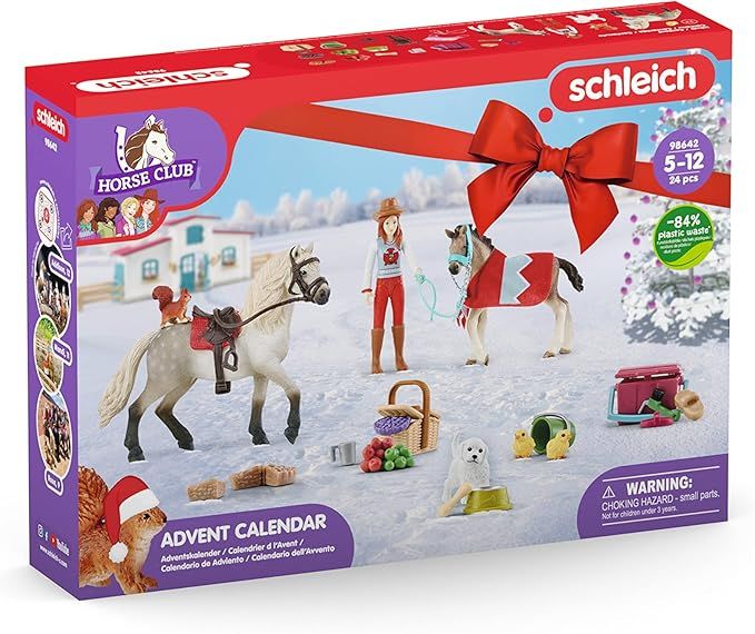 Amazon.com: Schleich Horse & Animal Toys - 2022 Advent Calendar with 24 Surprise Horse Figures, M... | Amazon (US)
