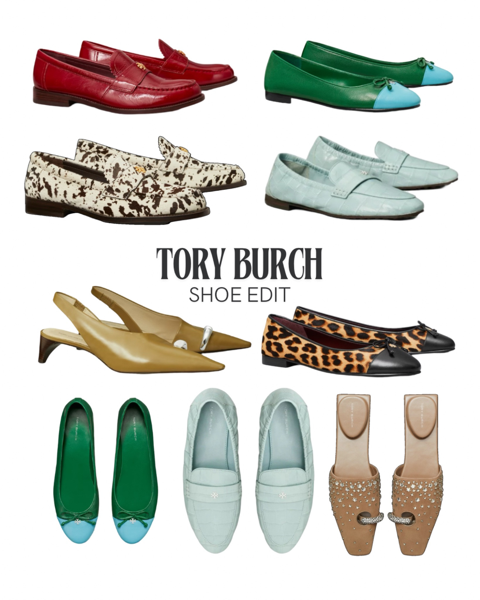 Tory Burch have some insanely fun shoes in season!! I am utterly obsessed! My fav flats, mules & loafers from their collection! 

#LTKspring #LTKstyletip