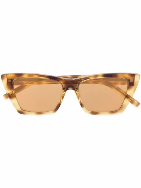 tortoise-shell geometric-frame sunglasses | Farfetch (CA)