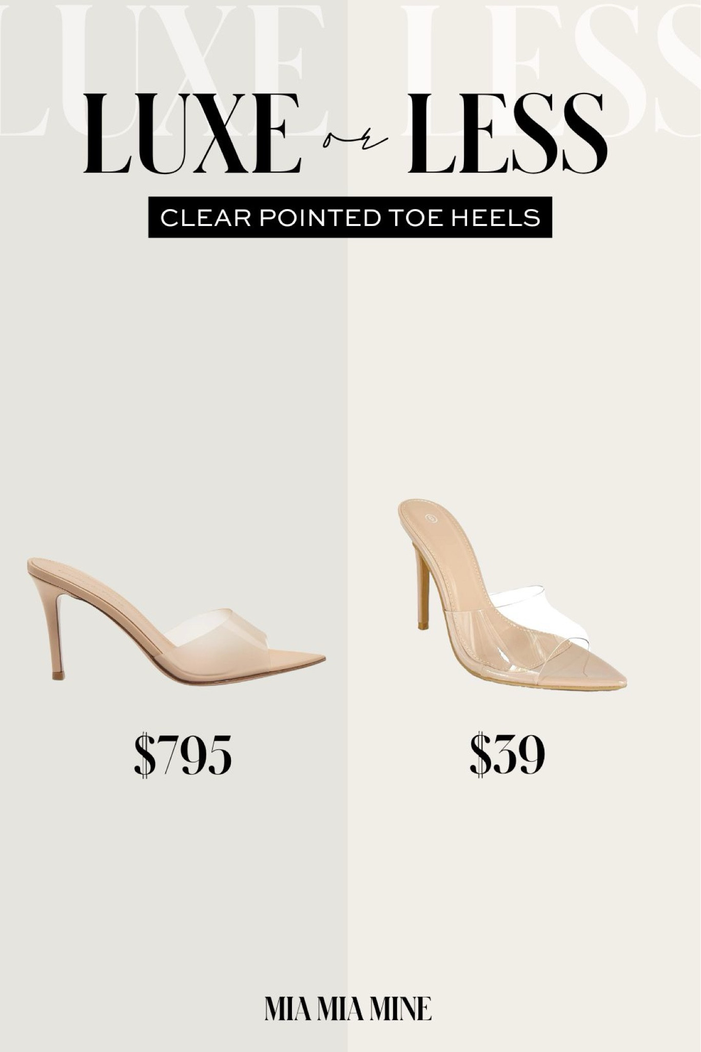 Save vs splurge
Clear strap sandals 

#LTKStyleTip #LTKShoeCrush #LTKFindsUnder100