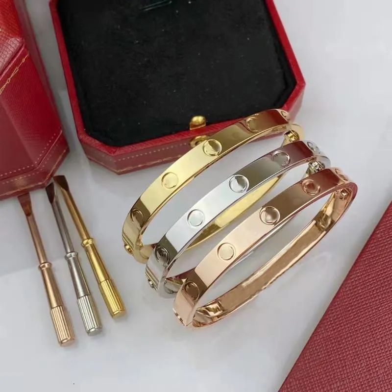 High end luxury screwdriver love bracelet Fashion unisex cuff bracelet 316L stainless steel plate... | DHGate