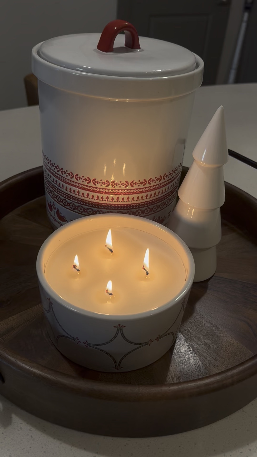 Kitchen countertop Christmas decor

#LTKSeasonal #LTKHoliday