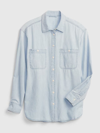 Chambray Denim Big Shirt | Gap (US)
