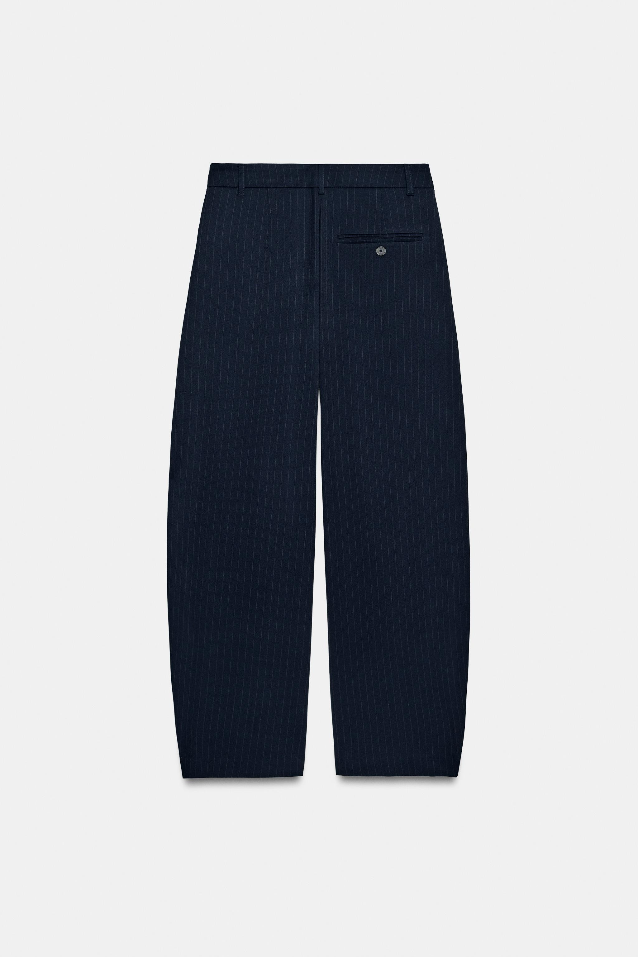 BALLOON PINSTRIPE TROUSERS | Zara UK