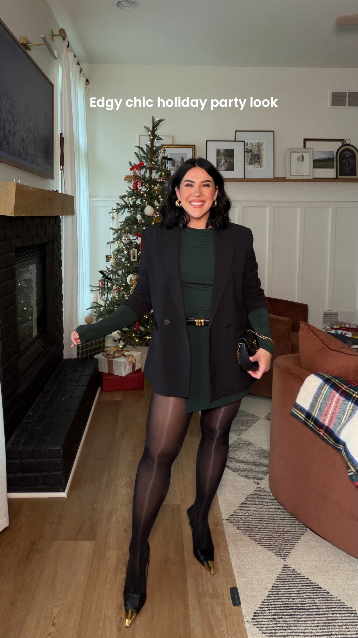 I love this look! It’s a short - I did a 13, but def need a 10. The top is L. Blazer is L. Shows run .5 big! 

#LTKMidsize #LTKCyberWeek #LTKHoliday