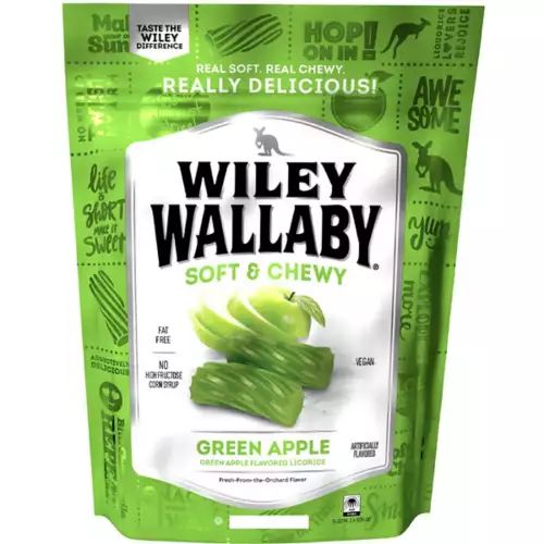 Wiley Wallaby Green Apple Licorice 7.05oz | Scheels