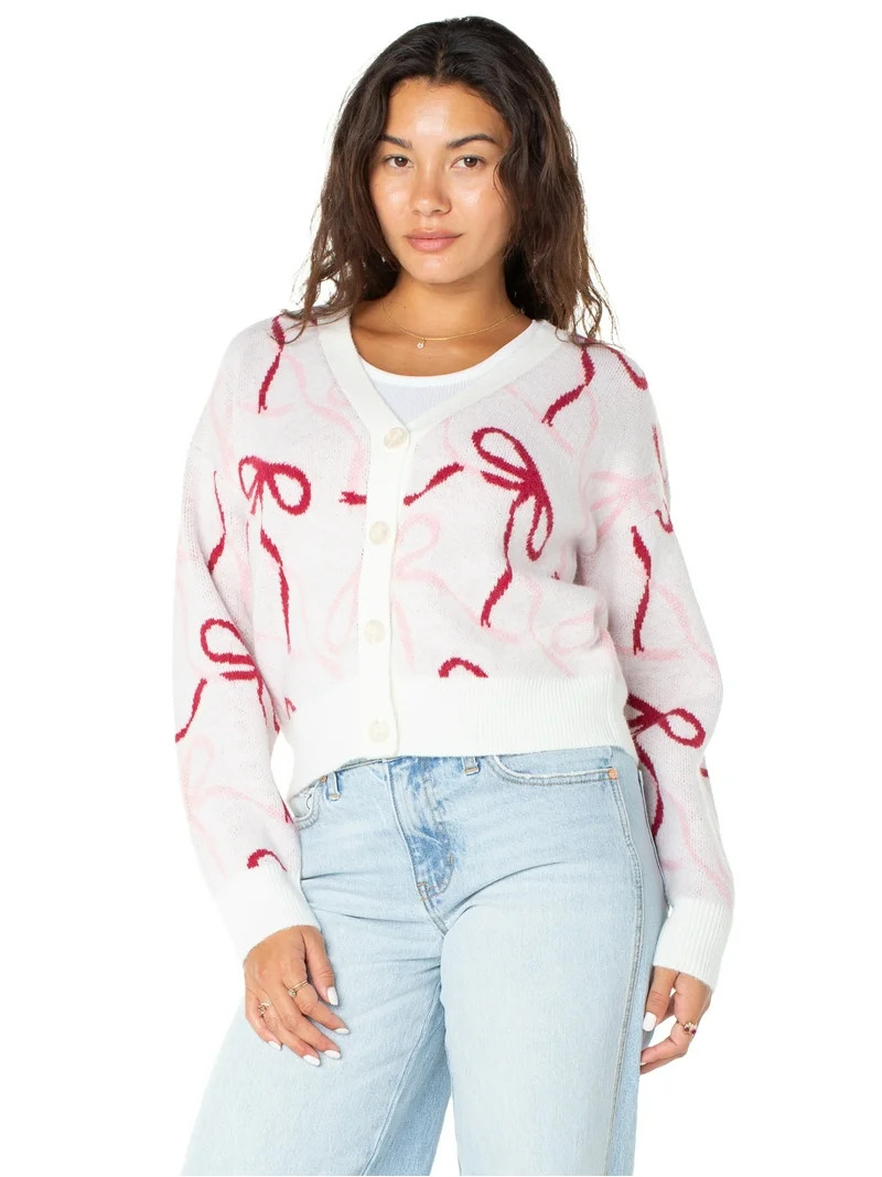 Celebrity Pink Women's and Women's Plus Cardigan Sweater, Sizes XS-4X | Walmart (US)