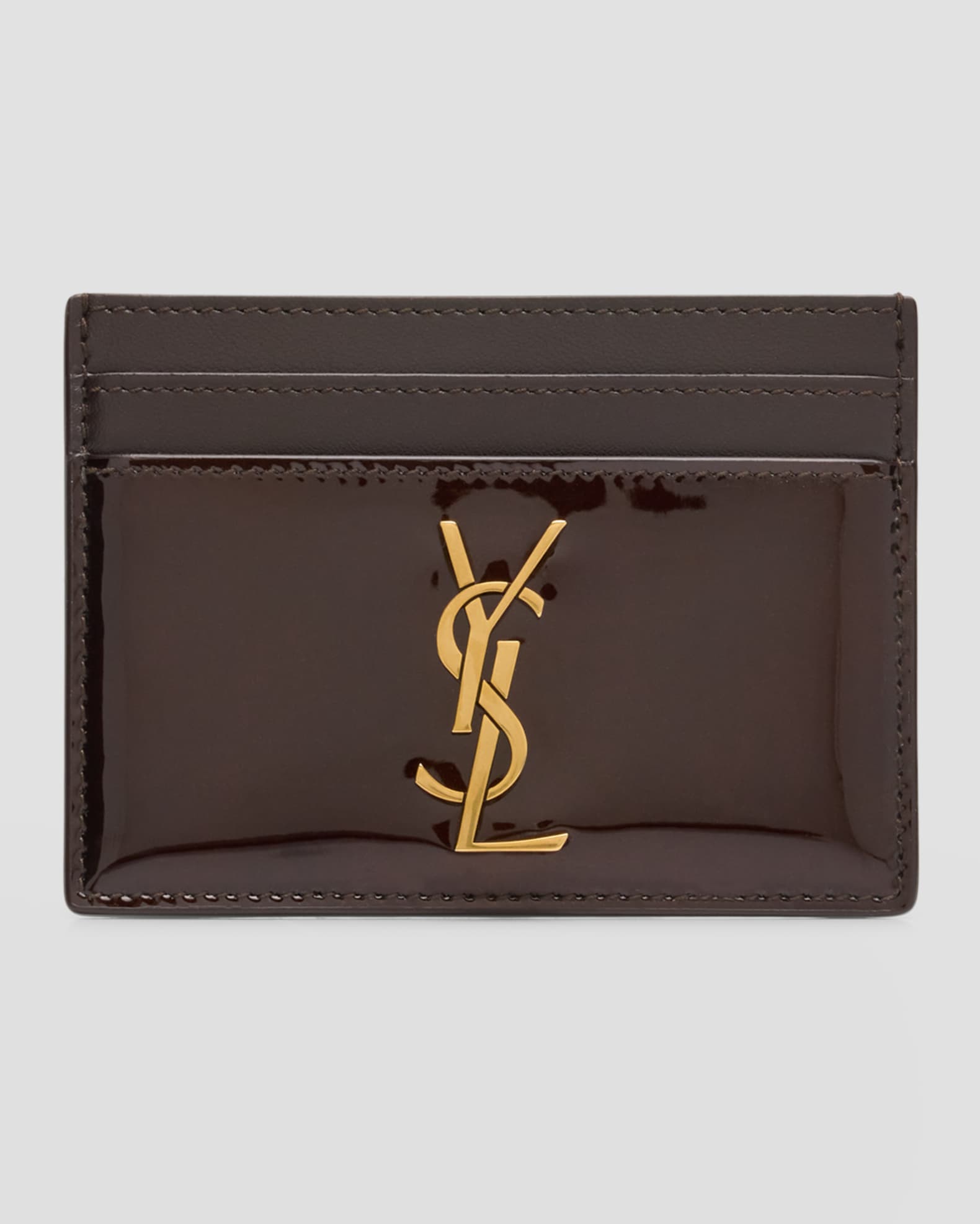 YSL Leather Card Holder | Neiman Marcus
