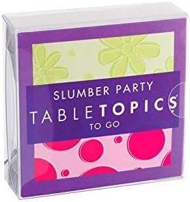 TableTopics to GO Slumber Party - 40 Fun, Thought Provoking Conversation Cards for Girls. Gifts f... | Amazon (US)