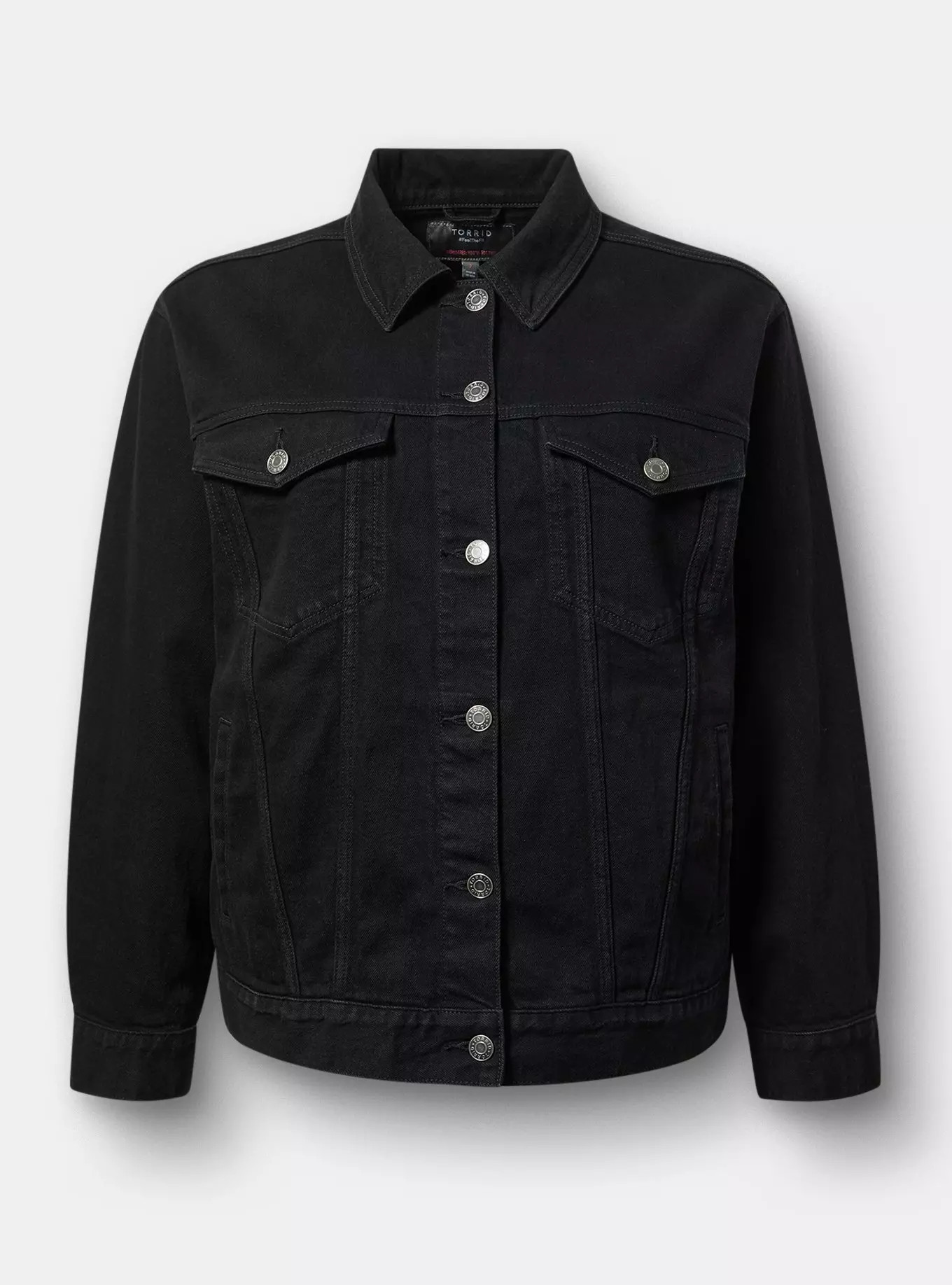 Relaxed Denim Trucker Jacket | Torrid (US & Canada)
