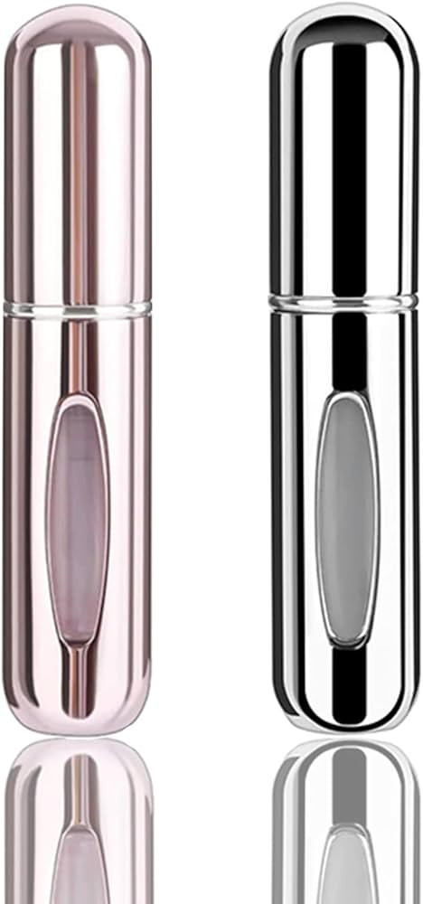 2 pcs Mini Perfume Travel Refillable Bottles-5ml Portable Atomizer Sprayer,Empty Pump Container f... | Amazon (US)