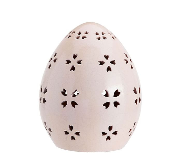 Handcrafted Pierced Terra Cotta Eggs | Pottery Barn (US)