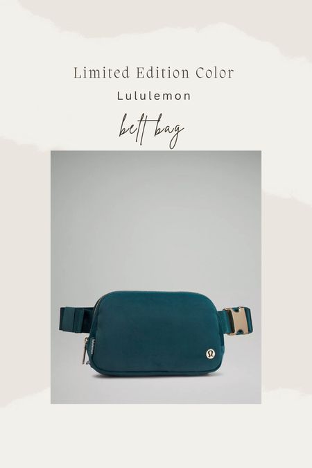 Lululemon belt bag back in stock and a NEW edition color 😍 

Casual style // fitness // gym // ootd 

#LTKtravel #LTKstyletip #LTKitbag