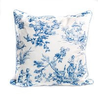 French Toile Pillow Cover, Blue & White Cover Decorative Designer | Etsy (US)