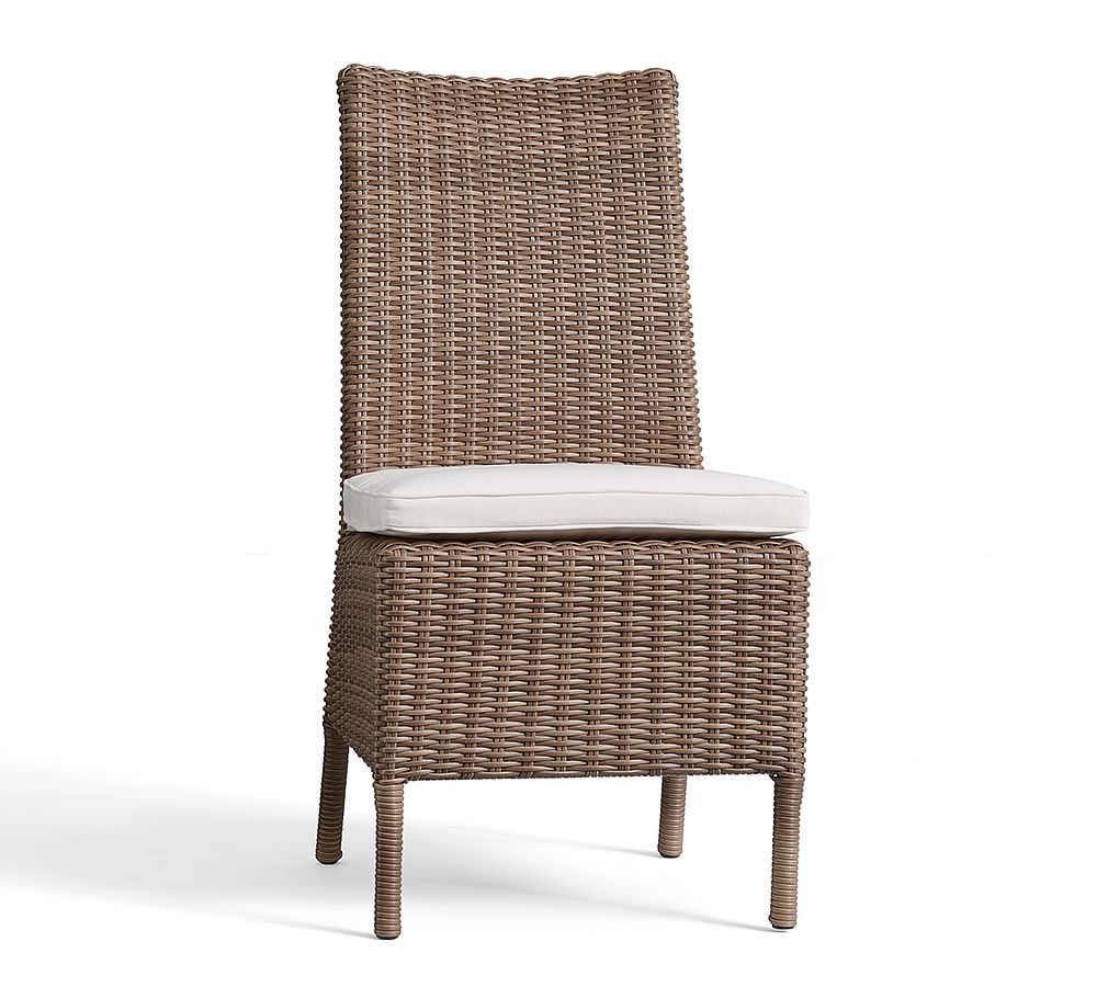 Torrey All-Weather Wicker Dining Side Chair | Pottery Barn (US)