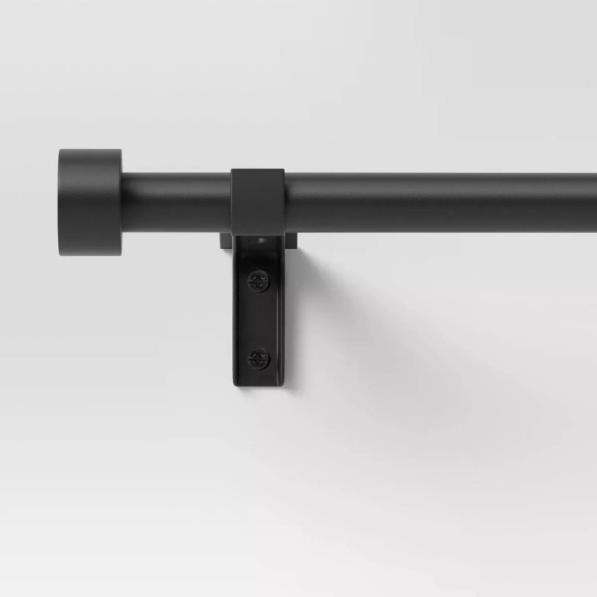 Easy Hang Frame Mount Curtain Rod Set Black - Room Essentials™ | Target