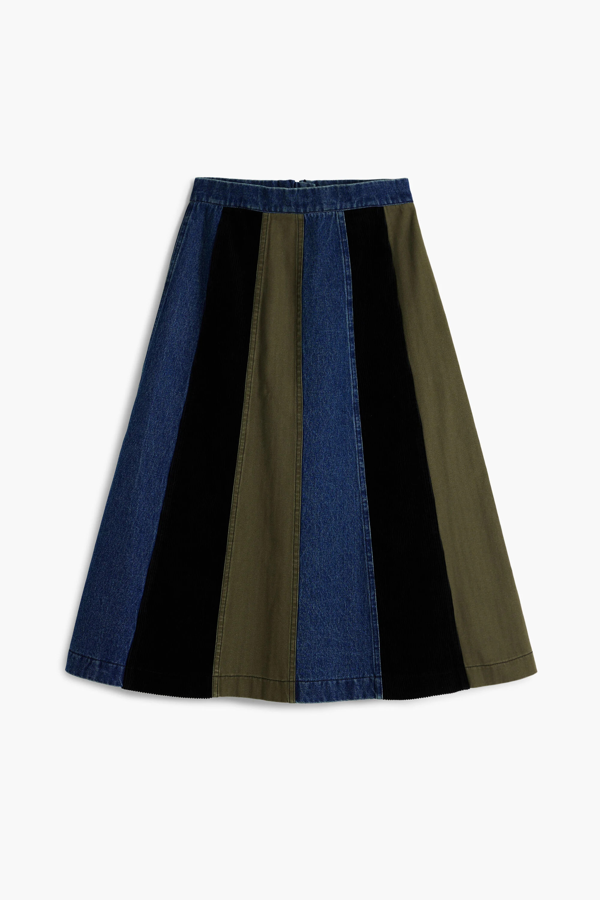A-line patchwork midi skirt Women's I Desigual.com | Desigual USA,CA