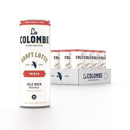 La Colombe Coffee, Triple Draft Latte, 11 fl oz Cans (Pack of 12), Coffeehouse Quality Cold Brew, Specialty Grade Coffee Beans, Ready-to-Drink On-the-Go | Amazon (US)