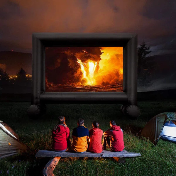 Portable Holiday Styling Projector Screen - Inflatable Outdoor Movie Screens | Wayfair Professional