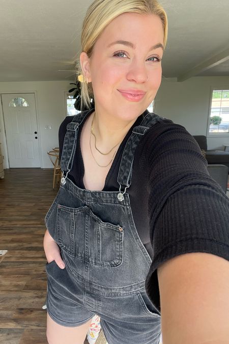 these “shortalls” are so comfy and cute and get better with each wash! perfect for a fun SAHM fit. I’m a size 10/12 and wearing L in these.
also linking the BEST Birkenstock dupes from amazon + all my amazon jewelry!

#LTKfit #LTKFind