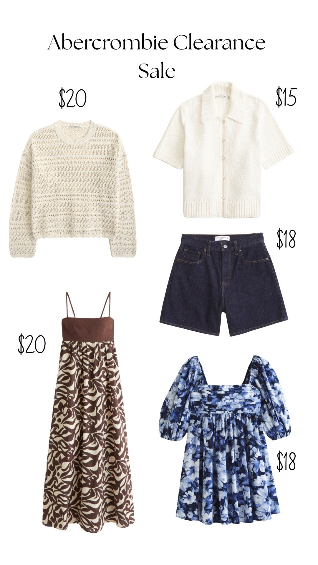 Sale
Spring sale
Abercrombie sale 
Spring outfit 
Jean shorts 

#LTKWorkwear #LTKootd #LTKSaleAlert