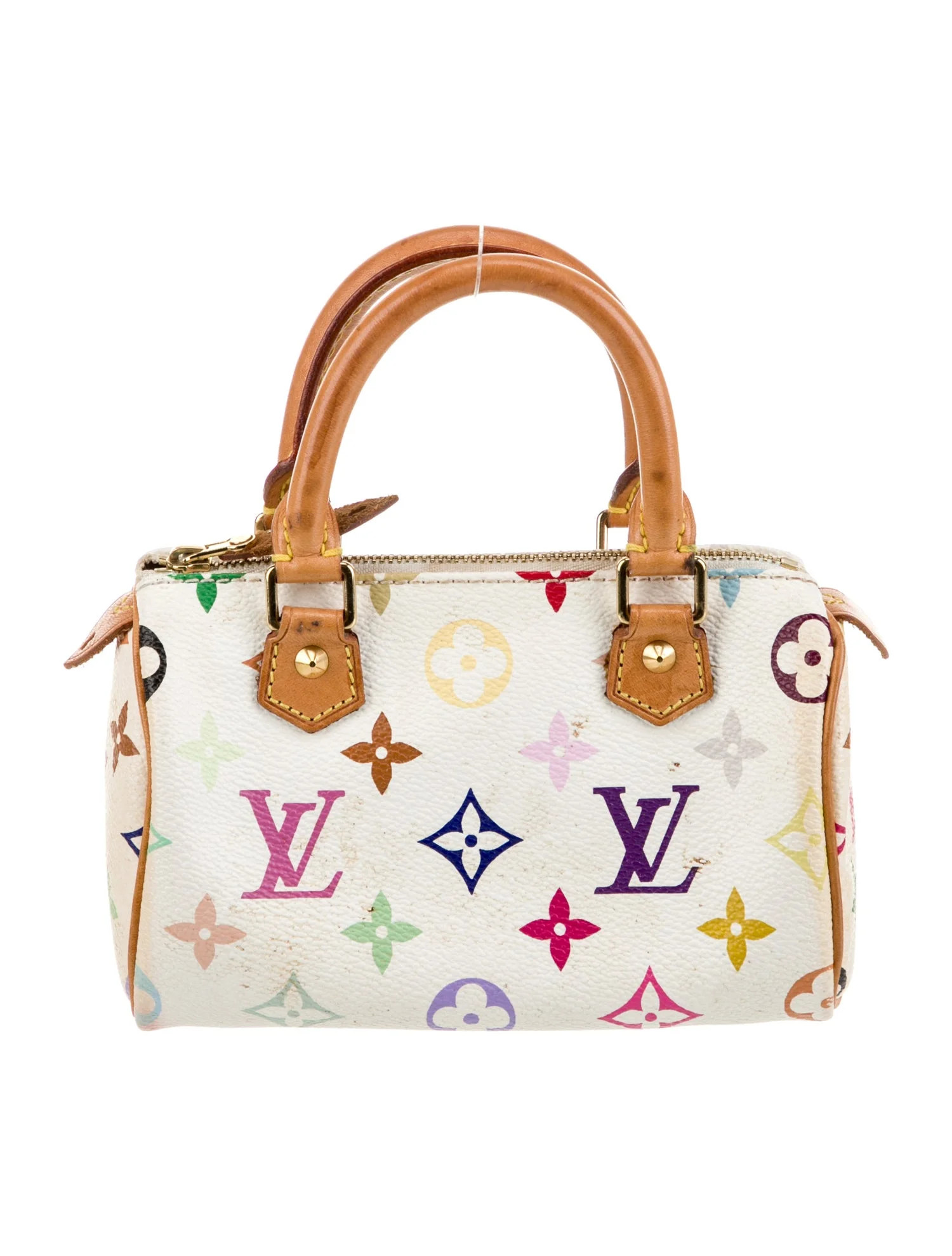 Louis Vuitton Multicolore Monogram Speedy HL - White Handle Bags, Handbags - LOU1067862 | The Rea... | The RealReal