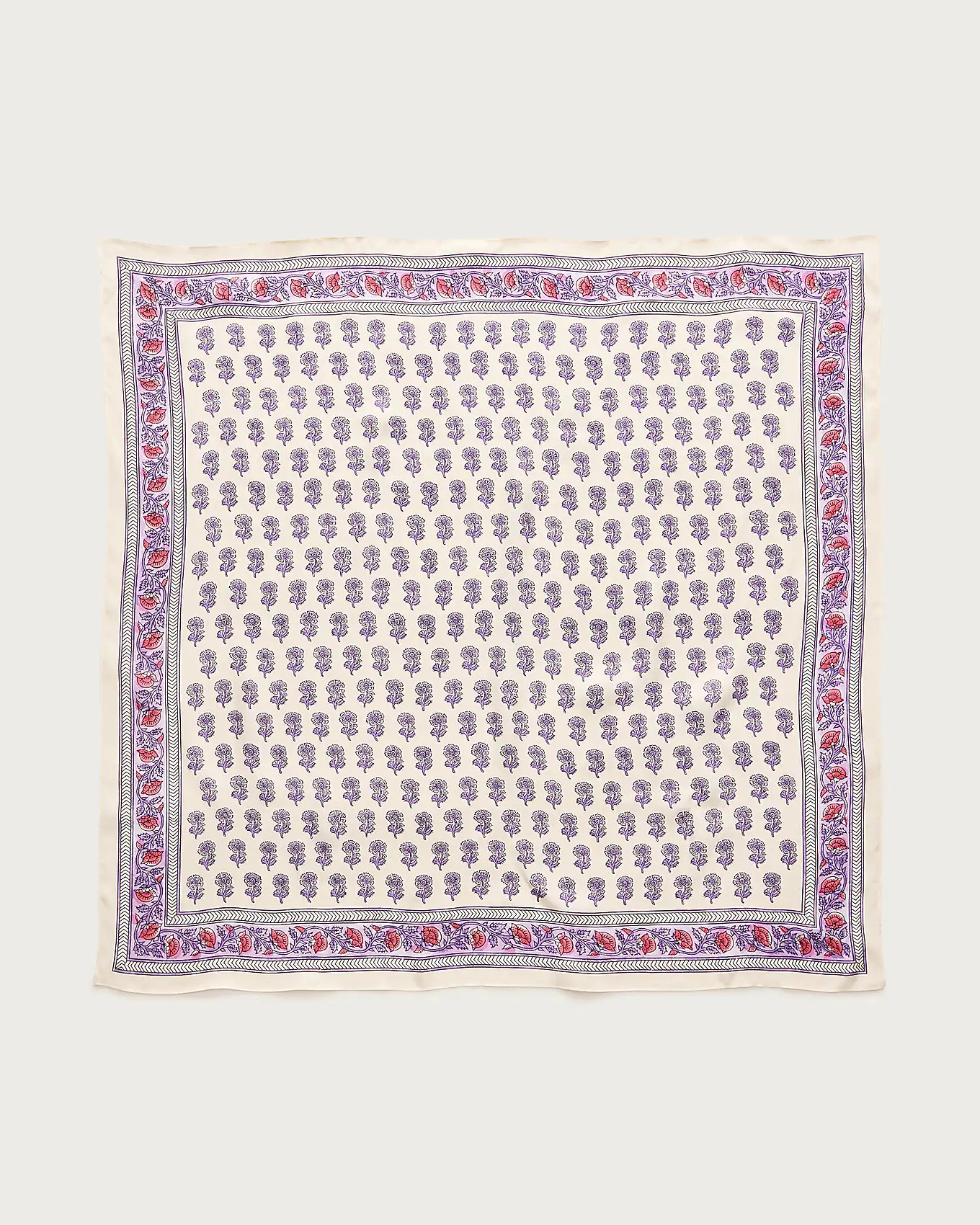 Printed silk scarf | J. Crew US