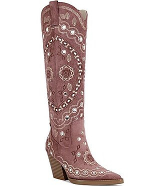 Azalea Wang Aamina Western Tall Boots - 10 | Dillard's