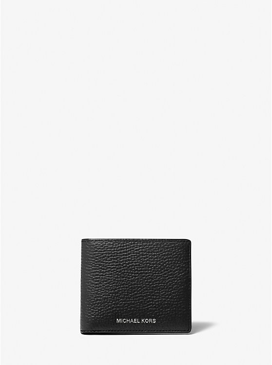 Hudson Pebbled Leather Slim Billfold Wallet | Michael Kors US