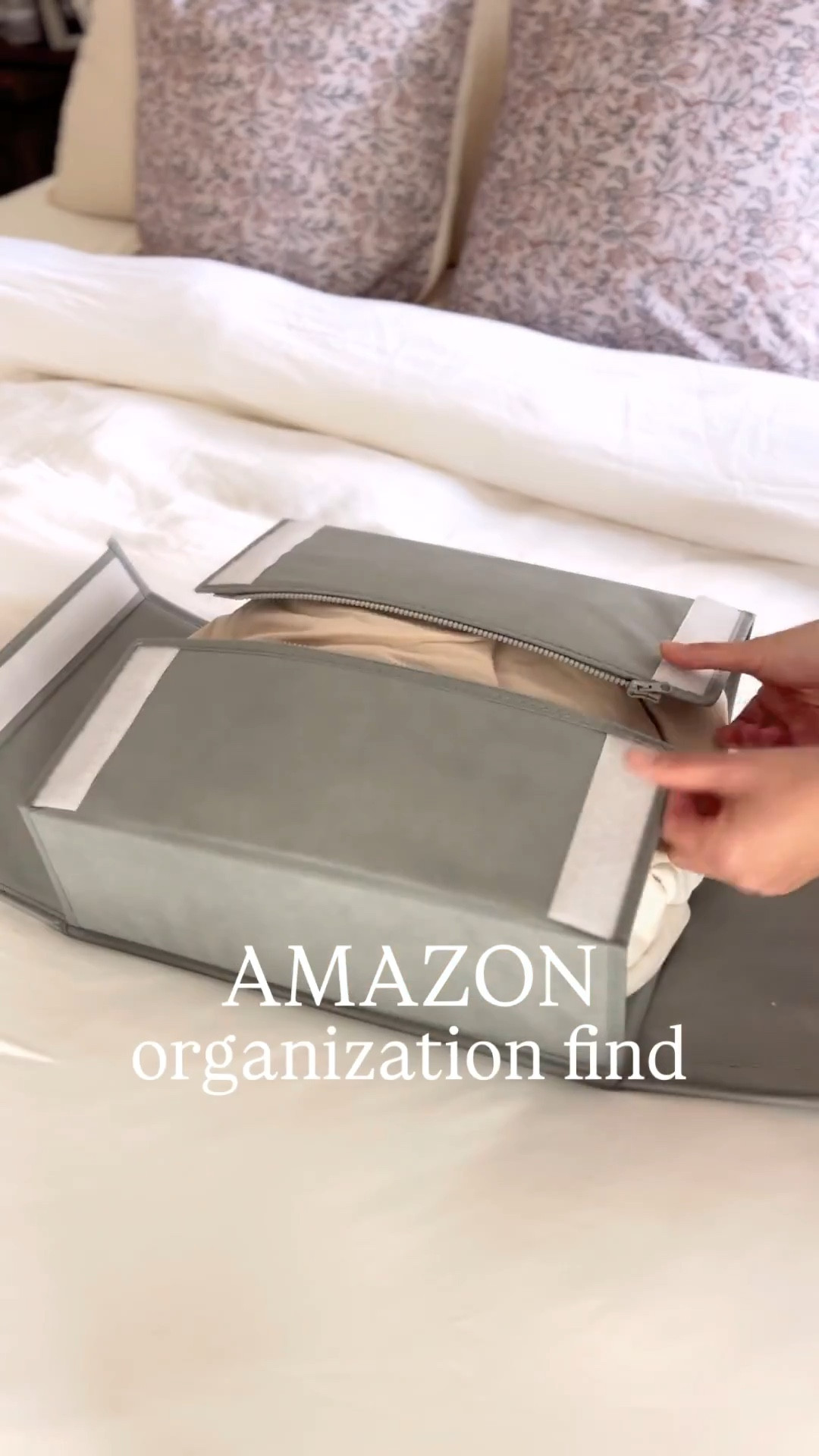 These Amazon sheet organizers are a must!  They are so easy to use and make storing sheets a breeze!  No need to fold fitted sheets and makes your closet look cohesive and organized! 

#LTKHome