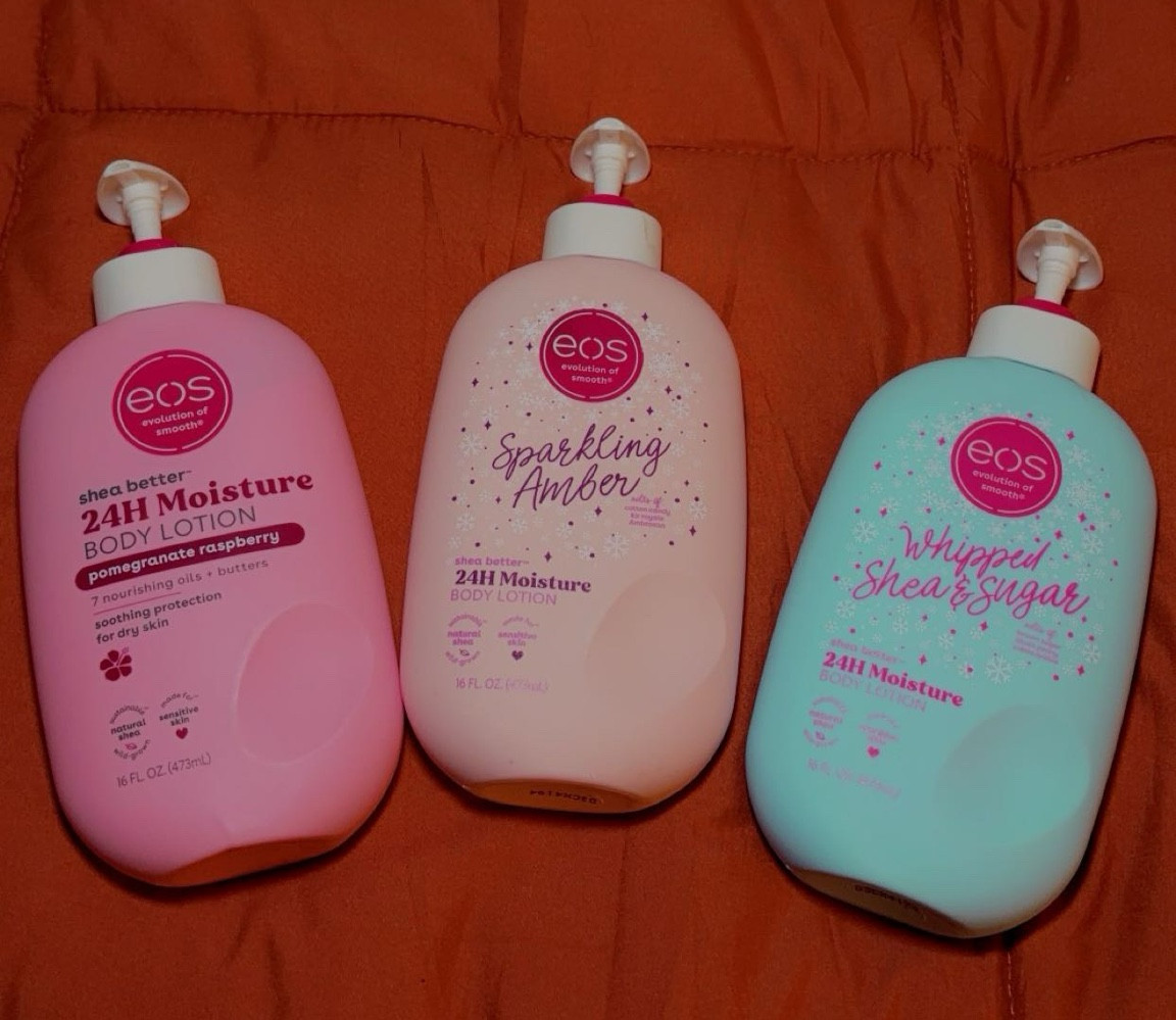 
If you’re looking for a lotion that leaves your skin feeling silky smooth, hydrated, and smells absolutely amazing, the EOS Body Lotion is your new go-to! With its lightweight formula, fast absorption, and long-lasting moisture, this lotion is perfect for everyday use. Plus, it’s enriched with shea butter, aloe, and natural oils to keep your skin happy and glowing all day long.

I love using it post-shower for that extra boost of hydration, and the scents are chef’s kiss – think subtle, not overpowering! My personal favorite? Whipped Shea & Sugar 

✨ Why I’m Obsessed:
	•	Ultra-hydrating and non-greasy.
	•	Infused with clean, skin-loving ingredients.
	•	Perfect size for tossing in your bag for on-the-go moisture!

Add this to your self-care routine, and your skin will thank you!

Shop now through my LTK link and level up your skincare game.

#EOSLotion #BodyCareGoals #SkinCareLover #HydrationStation #LTKBeauty #LTKSkincare #SkinCareRoutine #CleanBeauty #SelfCareEssentials #SkinGlowUp

#LTKU