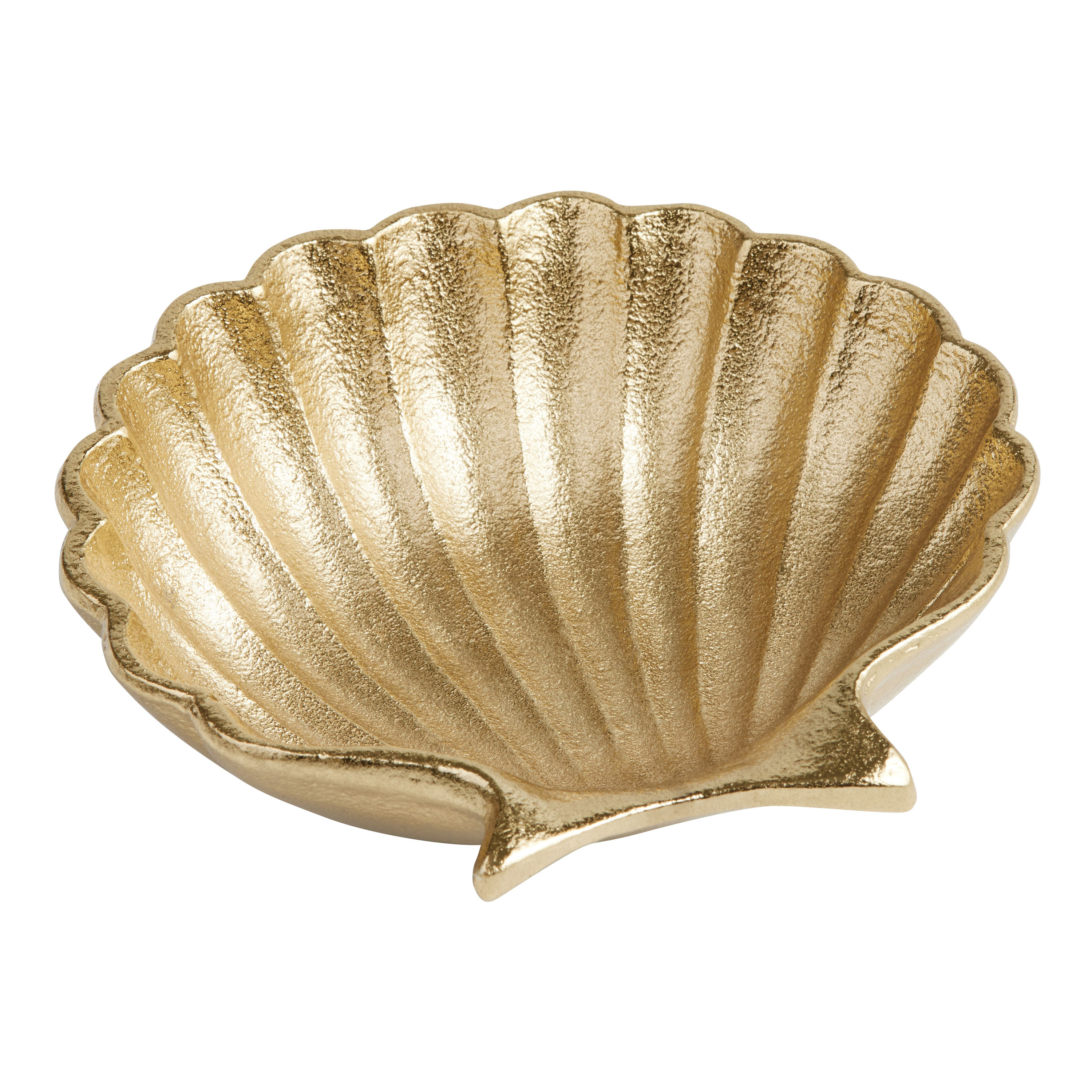 Gold Metal Shell Trinket Dish | World Market
