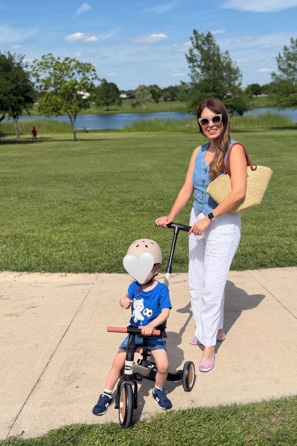 Easy fashion, easy assembly! 🛴💨 We are loving this 2-in-1 tricycle that grows with him. It transitions perfectly from a push-trike to a training-wheel bike, and the maneuverability is a game-changer for park walks.
Outfit check: Casual, comfy, and paired with jelly flats for the ultimate park mom vibe. ✨👗
#momsofinstagram #parkstyle #toddleroutfit #easyfashion #summerstyle

#LTKdayinmylife #LTKMothersDay #LTKTall