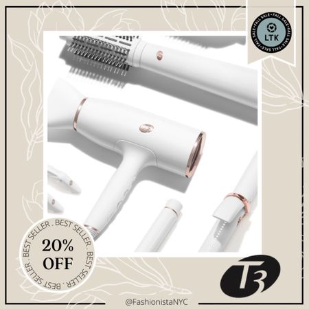 SALE ALERT!!! 20% off at T3 on top selling hair / beauty products!!! 
Click below and save on the coveted Aireluxe Blow Dryer!! 

#LTKbeauty #LTKSale #LTKsalealert