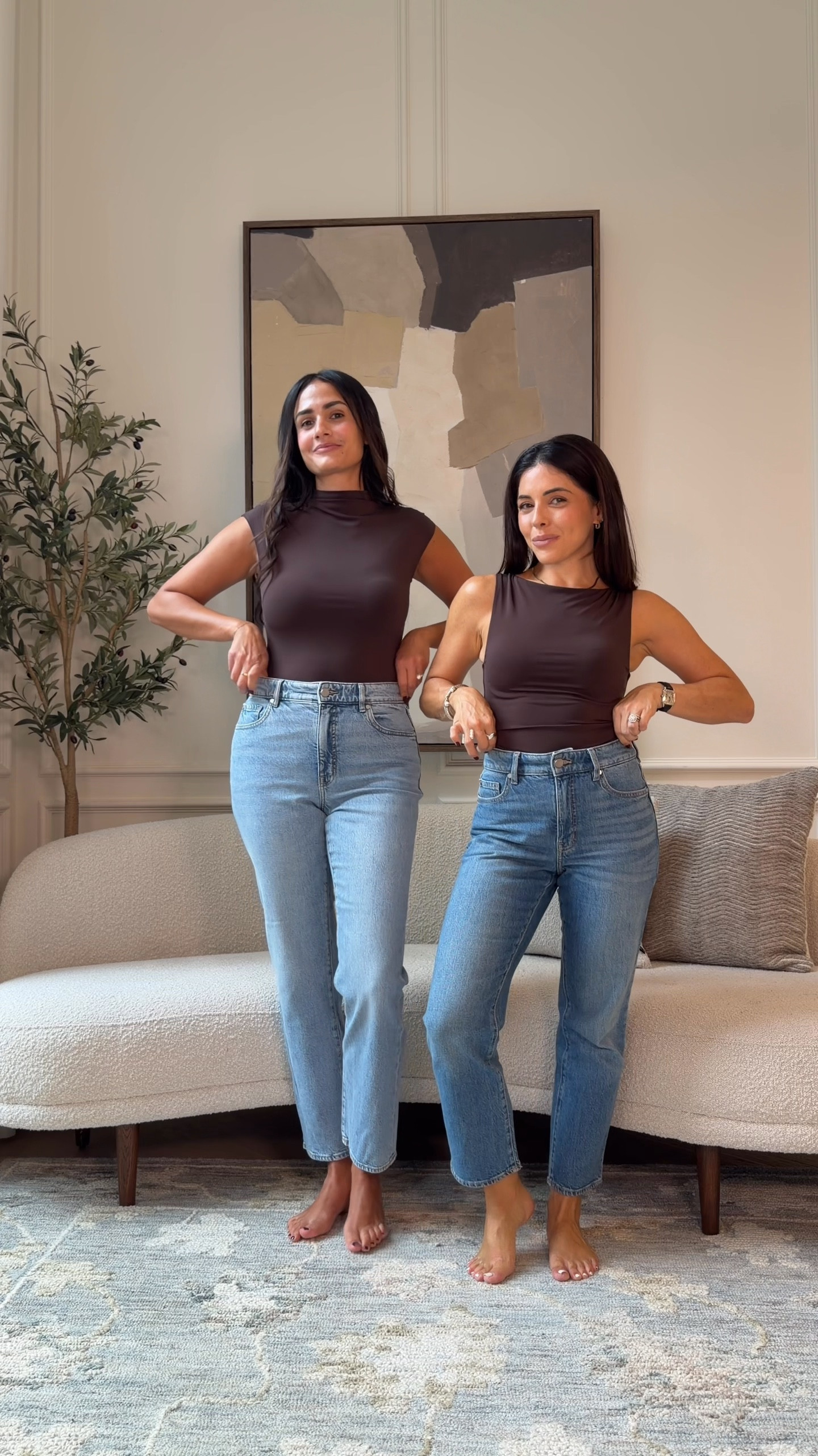 Vanessa is 5’1 (116 lbs) wearing size 25 short denim 
All tops and jackets are XS 

#LTKjeans #LTKpetite #LTKcanada