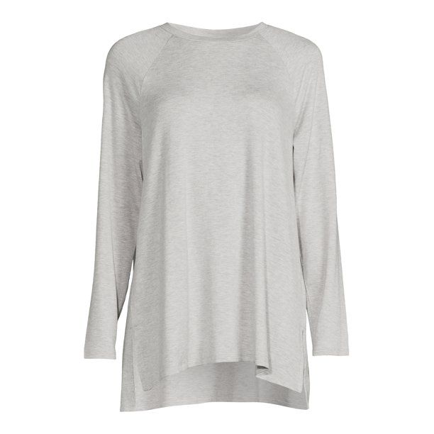 Time and Tru Women's Raglan Sleeve Tunic Top - Walmart.com | Walmart (US)