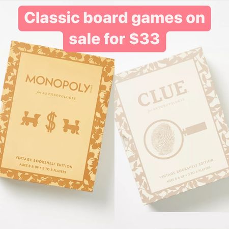 Classic board games on sale for $33 #giftidea #giftsforher #giftsunder50 #milgifts 

#LTKGiftGuide #LTKHoliday #LTKsalealert